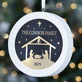 Nativity Personalized LED Light Up Ornaments - 28348