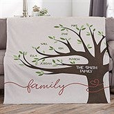 Our Family Tree Personalized Blankets - 28986