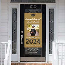 Graduating Class Of Personalized Photo Door Banner - 28993