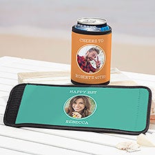 Birthday Photo Message Personalized Can  Bottle Wraps - 29451