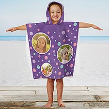 Photo Fun Personalized Kids Poncho Beach  Pool Towel - 29912