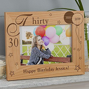 Birthday Memories Personalized Picture Frame - 4x6