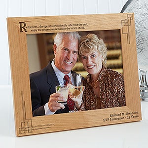 Personalized Retirement Picture Frames - 8x10