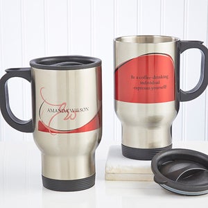Personalized Travel Mugs for Her   My Monogram