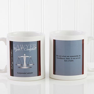 Legal Ease Personalized Legal Quote Mug 11oz.- White