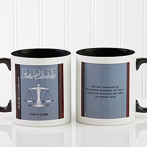 Legal Ease Personalized Legal Quote Mug 11oz.- Black