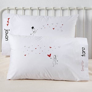 Personalized Pillowcase Set   Blown Away By Love