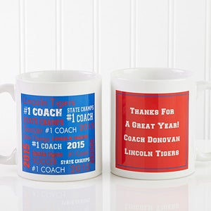 Sports Coach Personalized Coffee Mugs