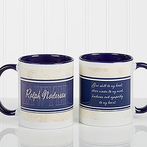 Inspiring Lawyer Personalized Coffee Mug 11oz.- Blue