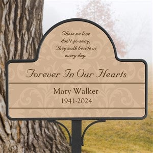 Memorial Garden Stake Magnet - Forever In Our Hearts