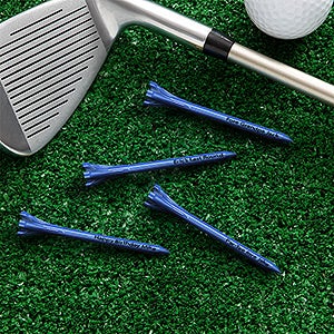 Printed Golf Tees   Blue