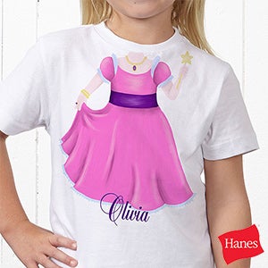 Personalized T Shirts for Girls   Princess or Ballerina