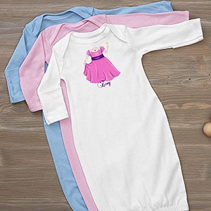 Personalized Baby Girl Gown - Princess or Ballerina