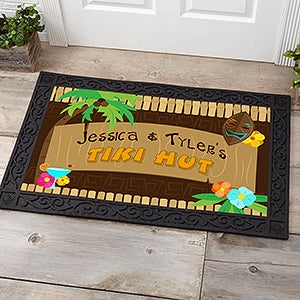 Tropical Paradise Personalized Doormat- 20x35