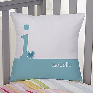 Heart Felt 14 Personalized Throw Pillow