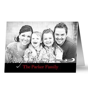 Your Holiday Greeting Photo Christmas Cards  -Horizontal