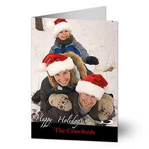 Your Holiday Greeting Photo Christmas Cards  -Vertical