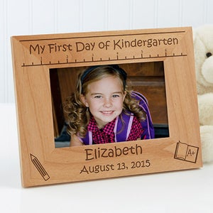 Personalized Kids Pictures Frames   1st Day of School