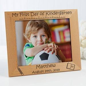 Personalized Kids Pictures Frames - 1st Day of School - 8x10