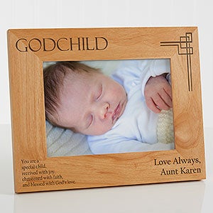 Godchild Personalized Picture Frame - 5 x 7