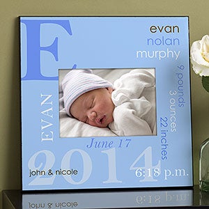 Personalized 5x7 Picture Frame   Baby Boy