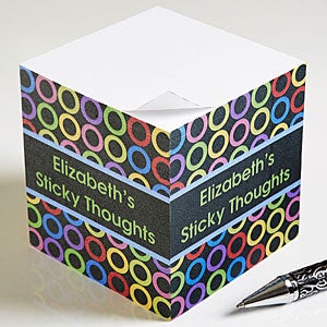 Personalized Sticky Note Cubes - Bold Thoughts