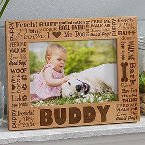 Personalized Dog Picture Frames - Good Dog - 5x7