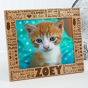 Good Kitty! Personalized Photo Frame- 8 x 10