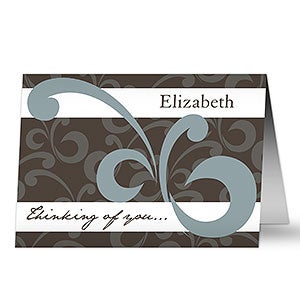 Thinking of You Personalized Greeting Cards