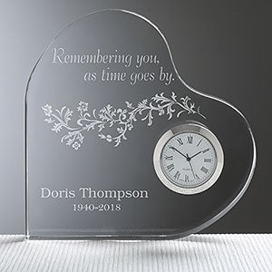 Personalized Memorial Clock - Remembering You