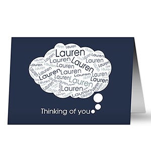 Personalized Greeting Cards - You Are On My Mind