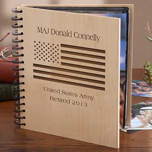 Personalized Photo Album   American Flag