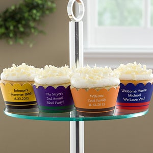 Personalized Cupcake Wrappers   You Name It