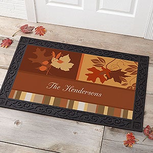 Happy Autumn Personalized Doormat- 20x35