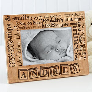 Our Pride and Joy Personalized 4X6 Frame - Horizontal