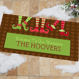 Welcome To Our Workshop Personalized Oversized Doormat- 24x48