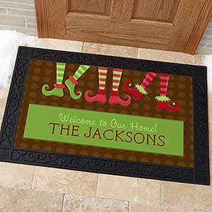 Welcome To Our Workshop Personalized Doormat- 20x35