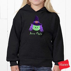 Lil' Witch Personalized Youth Hooded Sweatshirt