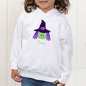 Lil' Witch Personalized Toddler Hooded Sweatshirt