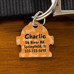 Personalized Dog Identification Tags - Fire Hydrant