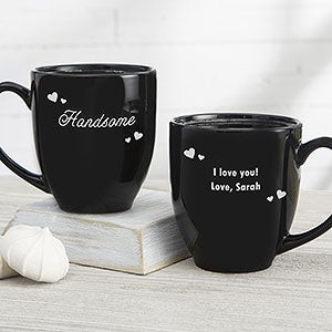 Blown Away By Love Personalized Wedding Mug Set