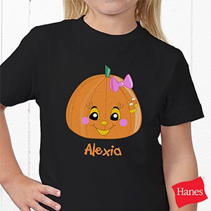 Miss Pumpkin Personalized Hanes® Youth T-Shirt