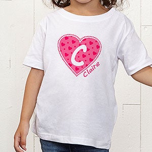 She's All Heart Personalized Toddler T-Shirt