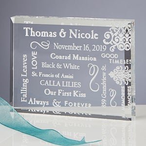 Personalized Romantic Keepsake Gift - Our Life Together