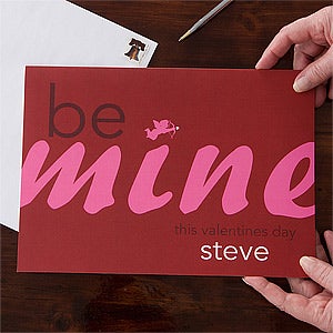 Personalized Valentine's Day Cards - Oversized Valentine