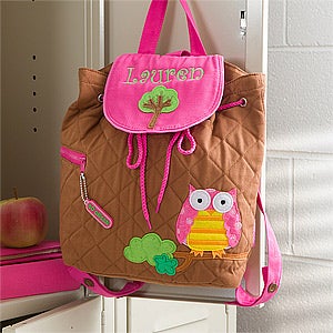 Personalized Kids Backpacks   Sweet Owl