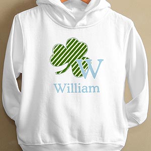 Personalized Toddler Sweatshirt for Boys   Shamrock