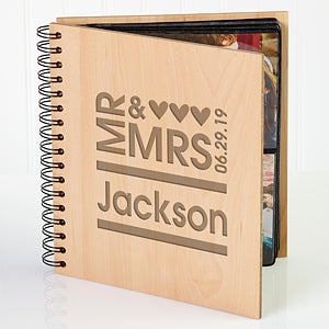 Personalized Wedding Photo Album - Mr & Mrs