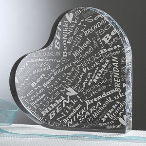 Her Heart Of Love Personalized Keepsake - #11345