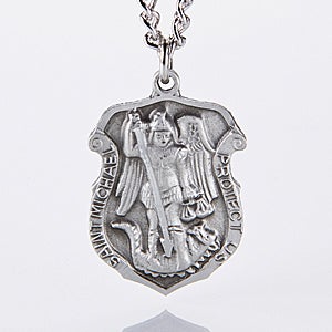 Personalized St Michael Law Enforcement Pendant